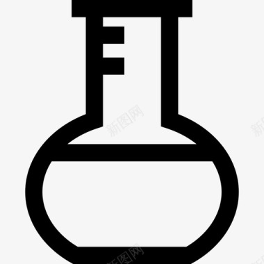 装置实验室装置线性烧瓶图标图标