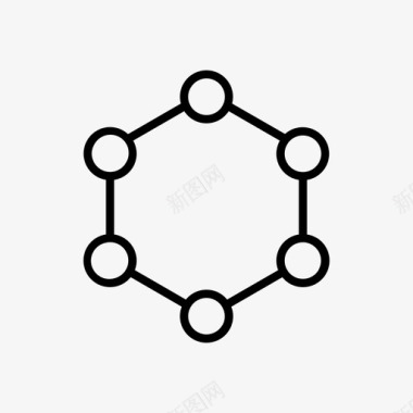 分子分子化学科学图标图标