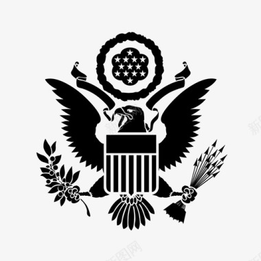 美国徽章大印图标图标