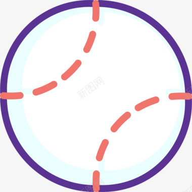 棒球标志棒球运动33线性颜色图标图标