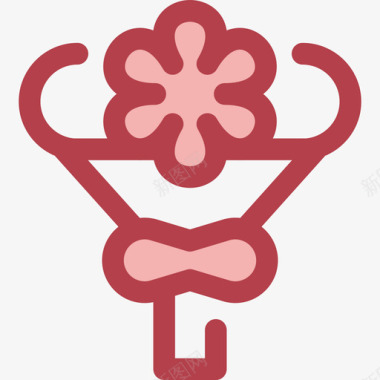 红色康乃馨花束花束假日14红色图标图标