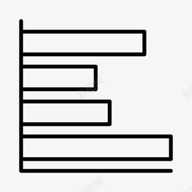 灰色图表条形图分析业务图标图标