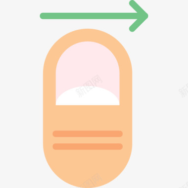 手势触摸轻触手势6平直图标图标