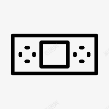 手持式游戏机游戏控制器游戏遥控器图标图标
