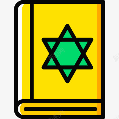 律法宗教8黄色图标图标