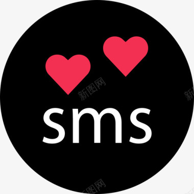 短信在线和互联网扁平图标图标