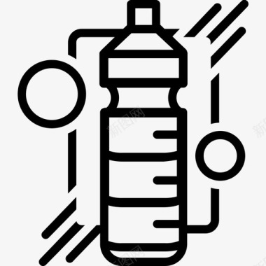 运动运动决赛饮料瓶子图标图标
