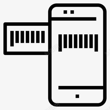 商业标志设计条形码商业营销图标图标