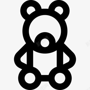 泰迪熊情人节17直系图标图标