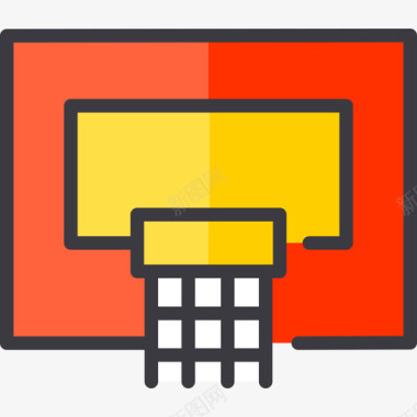 线性篮球运动9线性颜色图标图标