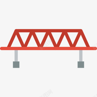 图片的景观桥城市景观平坦图标图标
