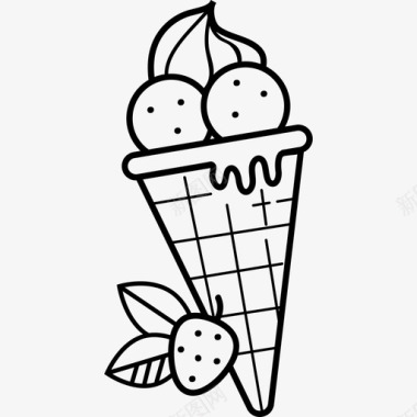 冰淇淋假日3手工制作图标图标
