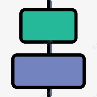线条人体垂直对齐元素线条颜色图标图标