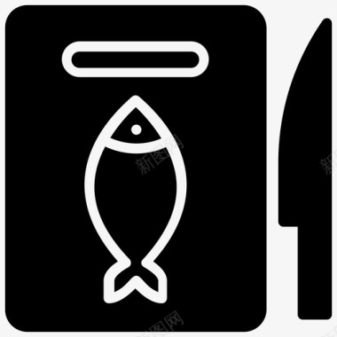 金枪鱼罐头鱼沙丁鱼图标图标