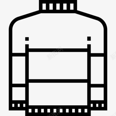 毛衣时髦款式9线性图标图标