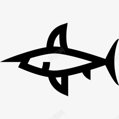 旗鱼海洋生物5直系图标图标