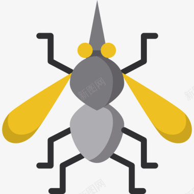png图片素材蚊子冒险2平坦图标图标