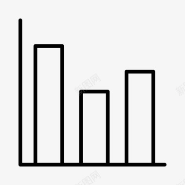 柱状柱状图业务图表图标图标