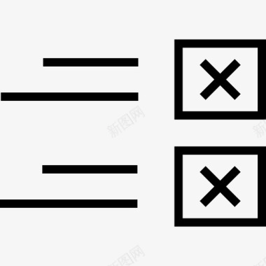 钢琴线框闭合ui线框细线图标图标