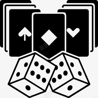赌场卡娱乐赌博图标图标