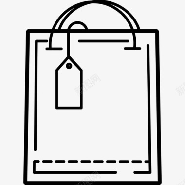 购物袋杂项手绘图标图标