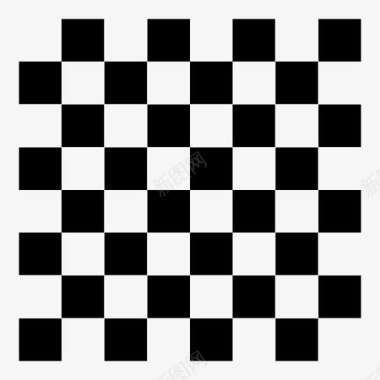 折叠式棋盘儿棋盘国际象棋完成图标图标