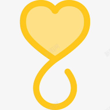 献血慈善6号黄色图标图标