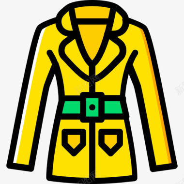 春秋女装外套女装3黄色图标图标