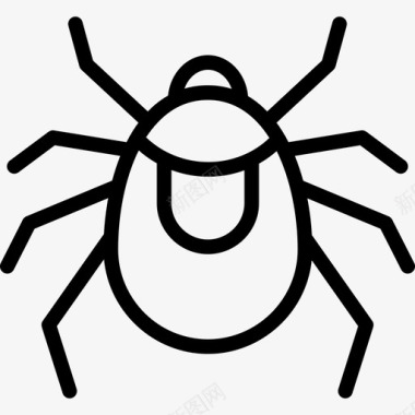 粉螨小虫昆虫图标图标