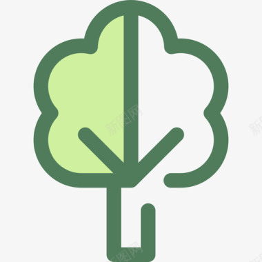 树木树木生态与自然6佛得角图标图标