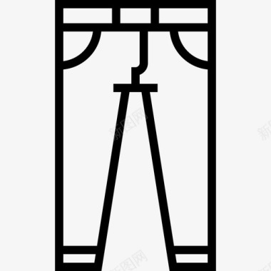 长裤时髦款式9直筒图标图标