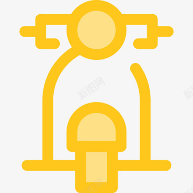 摩托车运输19黄色图标图标