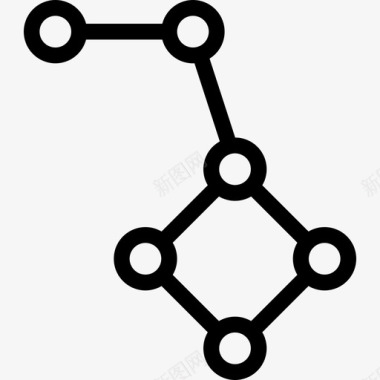 太阳星座星座空间与科学线性图标图标