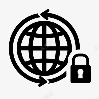 外联网连接安全图标图标