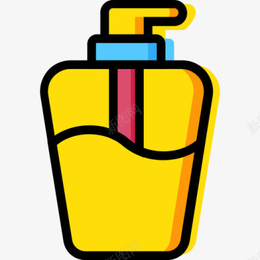 香皂美容3黄色图标图标