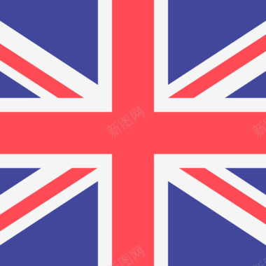 英国国际旗帜4广场图标图标