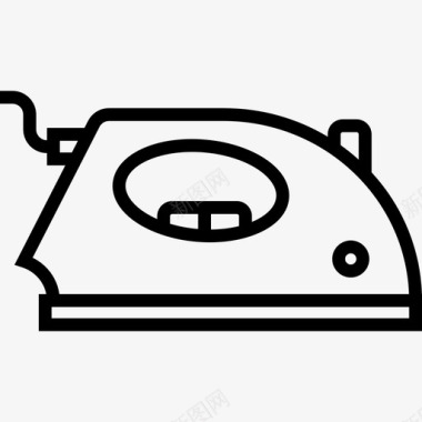 洗衣小工具4线性图标图标