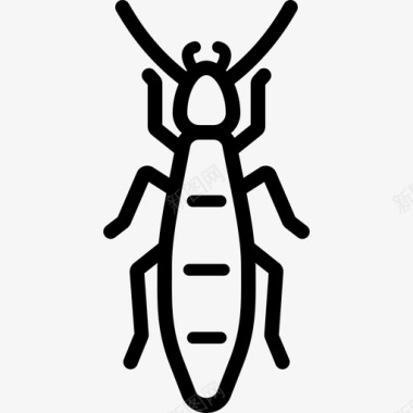 萤火虫蚂蚁昆虫图标图标