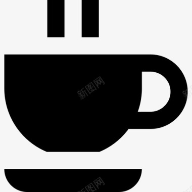 咖啡杯情人节16装满图标图标