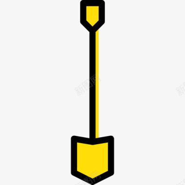 铲子农用3黄色图标图标