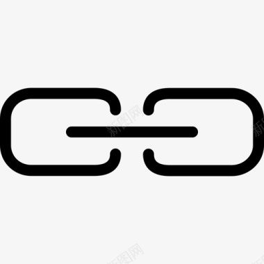 线性图标删除链路通信和网络线性图标图标