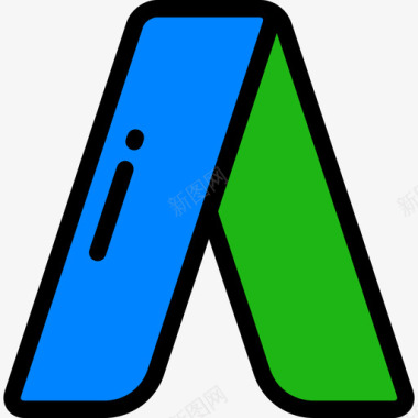 谷歌Adwords谷歌套件6线性颜色图标图标