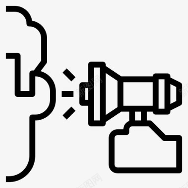 兵马广告扬声器扩音器信息图标图标