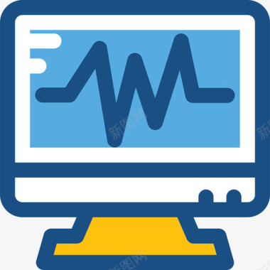 电脑信息图标电脑互联网2双色调图标图标