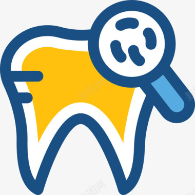 医疗保健牙齿医疗保健双色图标图标