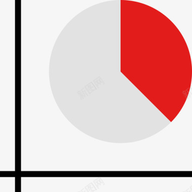 2019红色统计信息图形红色3平坦图标图标