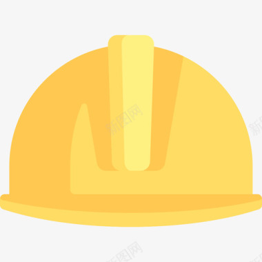 公共标识安全头盔安全3扁平图标图标