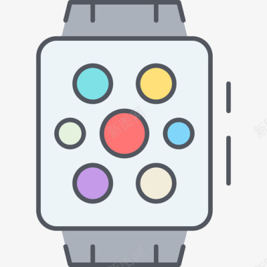 彩色智能手表计算2彩色图标图标