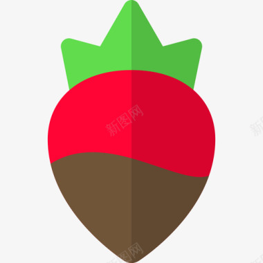 草莓甜点扁豆图标图标