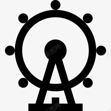 摩天轮马戏团8号满载图标图标